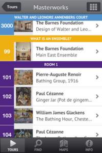 Barnes Foundation app offers an audio tour of one of the world's most amazing collections of art.  Inspiring.