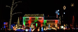 The holiday light display at 8 Timber Drive in Ocean is designed and implemented by Shane MacCary. It takes him weeks to install and sync the lights to eight songs..